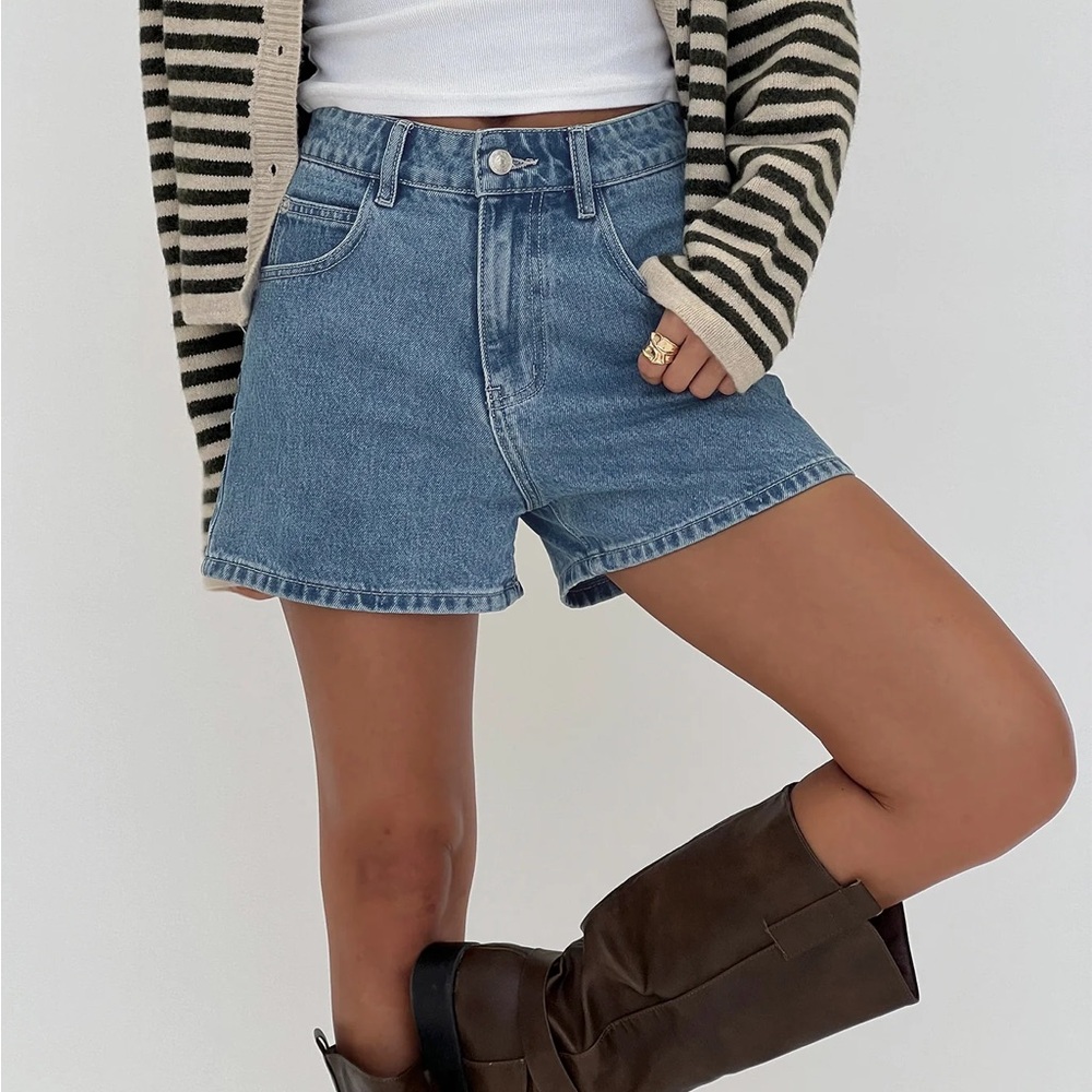 Princess Polly Blue Jean Shorts